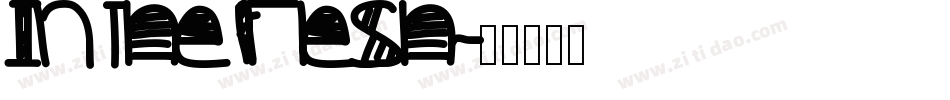 In The Flesh字体转换